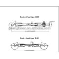 chain turnbuckle hook foot type